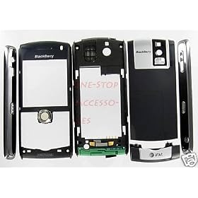 --OEM Rim Blackberry 8100 Pearl Original Gray Full Complete Housing Cover Faceplate w Lens Plus Tool Kit with T6 Screw Driver & Opener