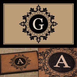 Imperial Monogram Coir Mat - G