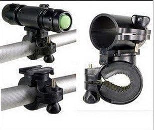 Buyinhouse Practical Tools Practical Style Bicycle Bike Flashlight LED Torch Light Mount Holder 360¡ã rotation Cycling Clip