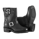 RIVER ROAD WOMEN'S TWIN BUCKLE MOTORCYCLE/BIKER BOOT RIVER ROAD WOMEN'S TWIN BUCKLE MOTORCYCLE/BIKER BOOT