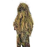 Woodland Camo Complete Ghillie Suit Kitbody and Head Netting