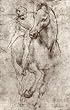 Leonardo da Vinci (Horse and rider) Art Poster Print - 13x19