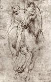 Leonardo da Vinci (Horse and rider) Art Poster Print - 13x19
