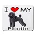 poodle25  - I Love My Poodle Mouse Pad