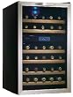 Danby DWC283BLS 3.5-Cu.Ft. 30-Bottle Free-Standing Wine Cooler, Black/Stainless