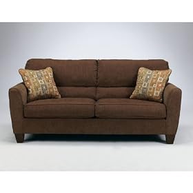 Reed - Walnut Sofa by Ashley Furniture
