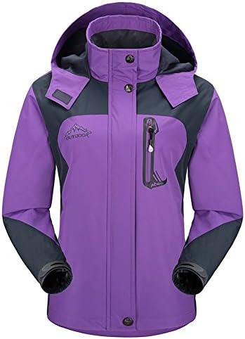 Diamond Candy Sportswear Women's Hooded Softshell Raincoat Waterproof Jacket