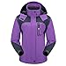 Diamond Candy Sportswear Women's Hooded Softshell Raincoat Waterproof Jacket