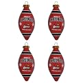 Louisville 4-Pk Ornament Set