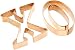 Old River Road XO Cookie Cutter Set, Copper, Set of 2