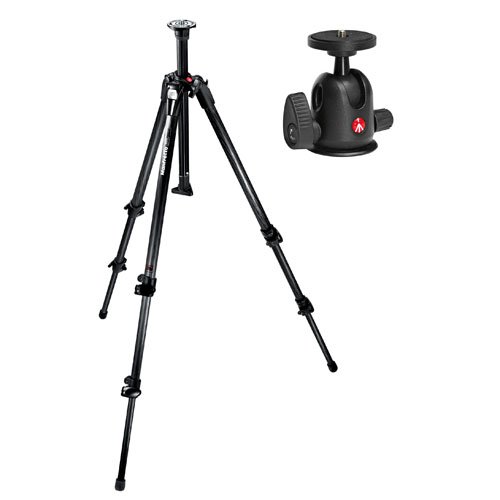 Manfrotto カーボンファイバー三脚3 段+コンパクトボール雲台セット 190CX3,496
