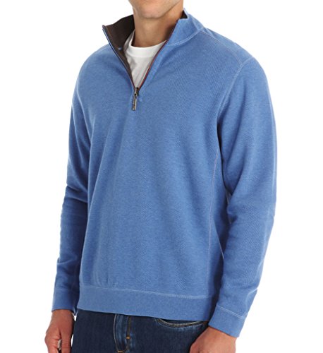 Tommy Bahama Flip Side Twill Half Zip Sweater