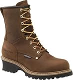 Review   / Carolina 8 Inch Plain Toe Logger Copper Crazyhorse #CA8821