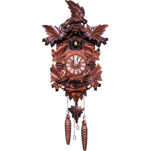 Carved Fox Bird and - Wood
