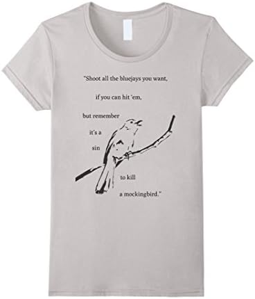 Women's To kill a mockingbird Large Silver