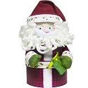 Santa Claus Stacking Tower Christmas Holiday Gift Basket