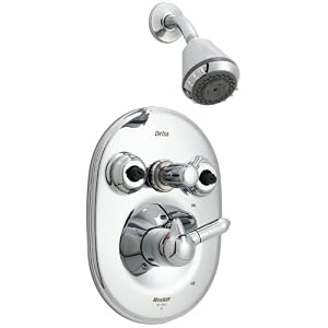 Delta Faucet 1824-74 Innovations Pressure Balance Jetted Shower and Bath Faucet with Dual-Spray... by DELTA FAUCET
