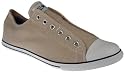 Converse Men's All Star Chuck Taylor Slim Slip On Casual Shoe Beige, Red