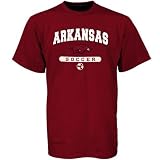 Russell Arkansas Razorbacks Cardinal Soccer T-shirt
