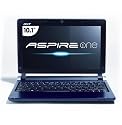 Acer Aspire One AOD250-1165 10.1-Inch Blue Netbook - 3+ Hour Battery Life
