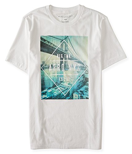 Aeropostale Men's Aero Nyc Est. 87 Photo Graphic T Shirt Xl Bleach