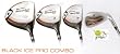 Orlimar Golf Men's Blacxk Ice Edition Golf Club Set; with Hybrid Irons in Left OR Right Hand Regular Length; Fast Shipping!, GRAPHITE SHAFT DRIVER; 3 WOOD 3&4 HYBRIDS; U-CUT 5 IRON through PITCHING WEDGE w/STAINLESS STEEL HEADS & SHAFTS: