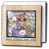 Canine Mafia - 6 Inch Tile Napkin Holder