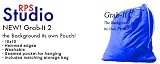 NEW 10x20 RPS Studio Grab-It 2 Washable Background with Pouch - Chromakey Blue