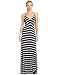 Eight Sixty Women's Stripe Maxi Dress, Navy/Scour, Small