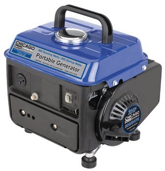 Chicago Electric Generators 800 Rated Watts/900 Max Watts Portable Generator