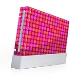 Pink Dots Design Nintendo Wii Body Protector Skin Decal Sticker