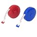 uxcell 150cm Sewing Tailor Cloth Measuring Ruler Tape Measure 2pcs Blue Red