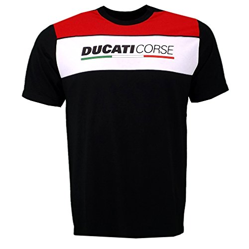 Ducati Corse Moto GP Racing Panel T-shirt Black Official 2016