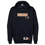 Philadelphia Flyers Classic Heavyweight Full Zip Hooded Fleece Jacket