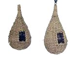 New Songbird Essentials Seagrass Nesting Pocket Set Of 2 High Quality Modern Design Popular