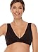 Lamaze Women's Cotton Spandex Sleep Bra for Nursing and Maternity, Black, X-Large
