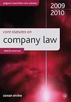 Core Statutes on Company Law 2009-10 (Palgrave Macmillan Core Statutes)