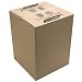 CareMail Recycled Shipping Boxes, Extra Large Foldable Box, 18 x 18 x 24 Inches, Brown, 12 Pack (1119265)