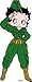 Betty Boop Soldier Cardboard Stand-Up