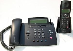 T-Com Concept P412 Schnurtelefon Schwarzblau - Analoges Festnetztelefon Mit Display