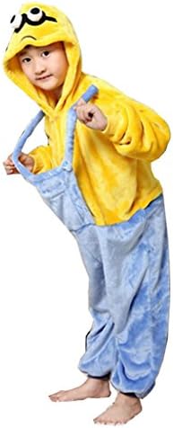 Ddwolf Kids Minions Halloween Costume Onesie(yellow,M(5))