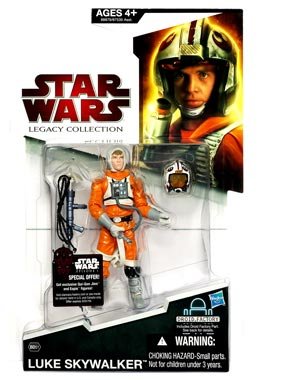 star wars 2009 legacy collection buildadroid action figure luke in snowspeeder o  more detail click!