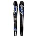 Get all the length and width you need when you pick up the Connelly Big Daddy Slalom Water Skis. You will get over 550 square inches of surface area and was designed with the big guy in mind. These skis were made for people over 220 pounds and will let you cruise the lake in style. A wide tip and tail combined with the Connelly Tracking System to give you a smooth effortless and stable deep water start and forgiving ride under 28 mph. The Big Daddy from Connelly will give you hours of fun out on the water. . What Binding is Included?: Front Adjust, Binding Arrangement: Adjustable Front-Open Back, Fin Type: Aluminum, Ski Width: Wide, Construction: CAPT, Skill Range: Beginner - Advanced Intermediate, Model Year: 2012, Product ID: 266995