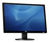 LG W1941S-PF 19-inch TFT Monitor, 1366x768, 300cd/m2, 8000:1 (Dynamic), 16:9, VGA, Black
