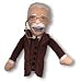 THEODORE ROOSEVELT FINGER PUPPET FRIDGE MAGNET