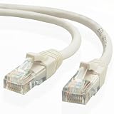 Mediabridge - White RJ45 Computer Networking Cat5e Ethernet Patch Cable - (14 Feet)