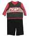 BT Kids Train Sweater Vest With Red Turtleneck And Navy Corduroy Pants Grey, 6-9 Months