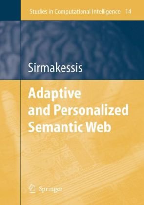 Adaptive and Personalized Semantic Web (Studies in Computational Intelligence)