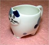 マンハッタナーズ群集猫　マグカップ ぶちの画像