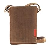 Kleiner Unisex Messenger-Bag Herrentasche aus geltem Buffalo Leder The 039Everyday039 Bag 